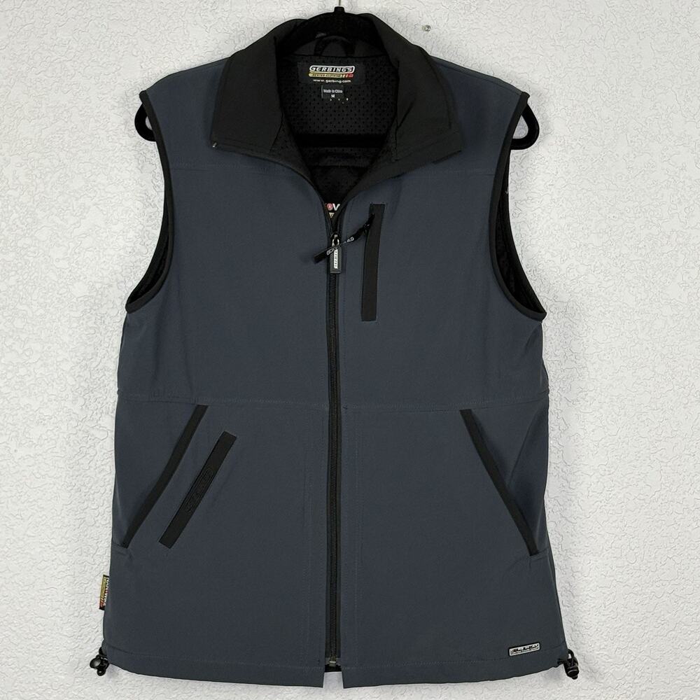 Gerbing Men’s Core Heated Vest Softshell NanoWire Gray Size M No Batteries